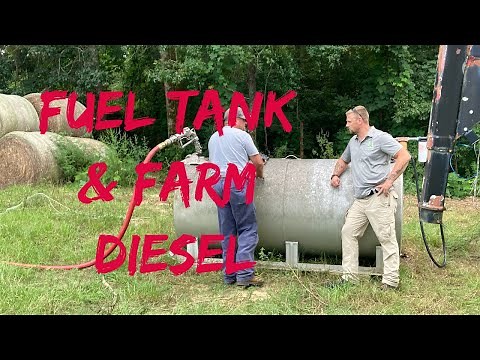 On Farm Diesel Fuel Tank. How We Setup An On Farm Fuel Tank.