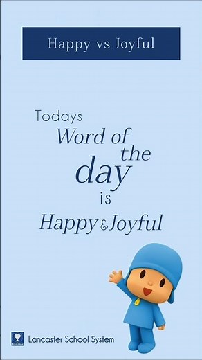 Word of the Day | Happy vs Joyful 😊 | Learn English Vocabulary for Kids