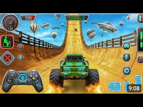 Monster Truck Mega Ramp Impossible Stunts 🚛🔥 | Extreme 4x4 Racing & Demolition Derby Game