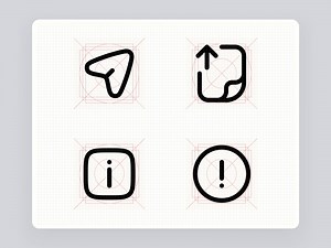 Drawing essential icons in seconds ℹ️ 🪄 in Figma
