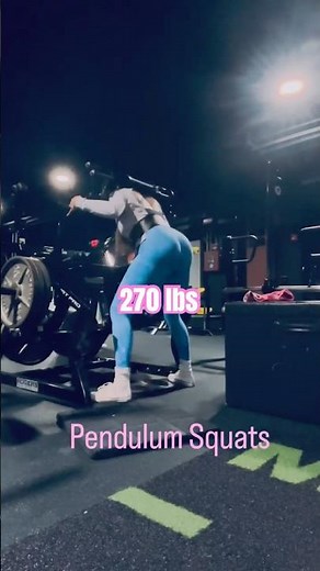 270lb Pendulum Squat | Strongwoman Strength Training