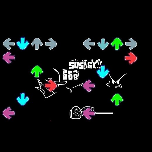 Friday Night Funkin' - V.S. Green Impostor #1 - Among Us - (FNF MODS) #Imposter#FNF#Amongus#Shorts