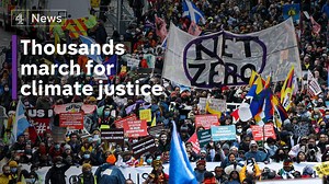 13K views · 312 reactions | They say their voices aren't being heard, so today climate protesters across the globe joined together to shout louder. They want more from world leaders and negotiators at the Cop26 conference, who have so far failed to nail down commitments sufficient to prevent catastrophic warming of the planet. In Glasgow organisers say over 100,000 people took to the streets. Our Scotland Correspondent Ciaran Jenkins was there. | Channel 4 News | Facebook