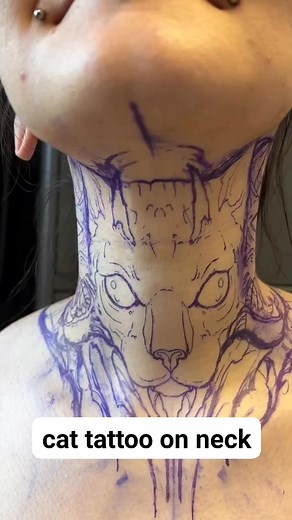 cat tattoo on neck #mutan #aiwork #creepy #weird #aiart #aiartcomunity #aiartist #weirdcore #tattoo #tattoos #tattoonl #tattoostyle #tattooer #fijitattoos #tat #tatuagem #tatuajes #tatuaje #tatu #tatuaz #tattooartist #tattooflash #tattoolife #inked #inkedlife #tatt #tattoomodel #tatto2me #tilburg #inkedup | Sweet Barbar