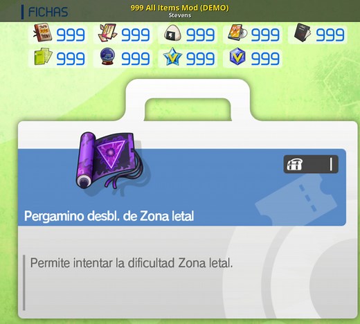 999 All Items Mod (DEMO) Mod for Inazuma Eleven : Victory Road (Switch) | IEVR Mods