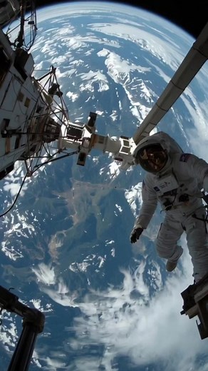 Astronauts Upgrade Sensors on ISS Above Earth