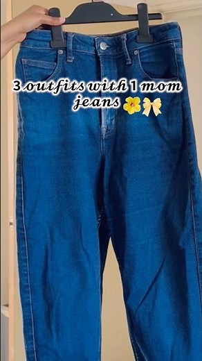How to style mom jeans 3 ways ✨