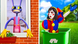 17K views · 129 reactions | Jax kicked Pomni out of the house! Lifehacks for the homeless *Free DIY trash hacks* by Zoom Zoom | Zoom Zoom | Facebook