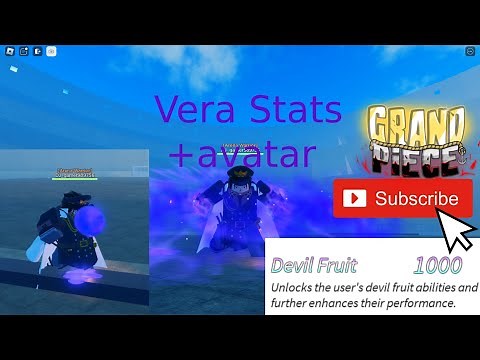 Tutorial, Vera Avatar + Stats! "GPO"
