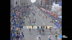 New video of Boston Marathon bombing shown at trial