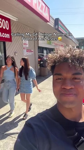 27K views · 517 reactions | Calling my GF Cringe Names With Her Sister來 #couples #girlfriend #boyfriend #sisters #prank #couple | Yuh Family | Facebook