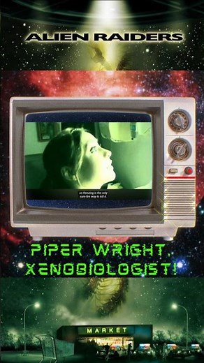 Piper Wright, Xenobiologist! Clip from 2008 film Alien Raiders!