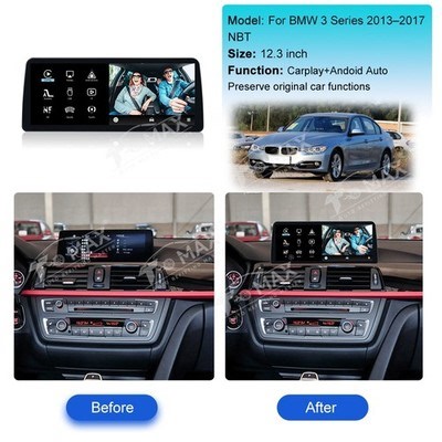 12.3'' For BMW 328i 330i 320d F30 F31 2013-2017 Car Radio Linux Screen Carplay | eBay