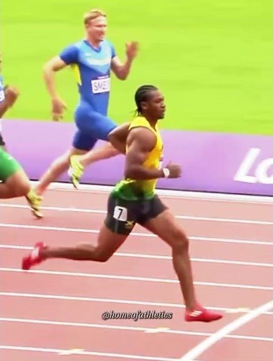 The most relaxed sprinter ever… Yohan Blake #shorts