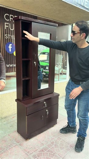 Modern Dressing Table with Storage | Stylish & Space Saving Design #shorts #dressingtable