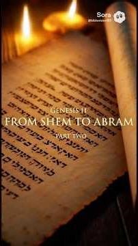 Book of Genesis Chapter 11 part 2 From Shem To Abram #bible #biblevision #peace #love #motivation