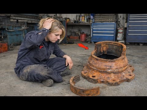 Catastrophic Failure! Heavy-Duty Truck Wheel Hub Assembly Completely Destroyed