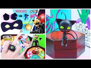 MIRACULOUS DIY TUTORIAL: make your own homemade Catnoir costume for Halloween (includes Kwami Plagg)