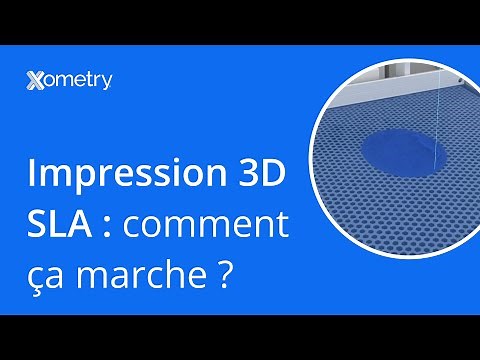 Comment fonctionne l'impression 3D par stéréolithographie (SLA) ?