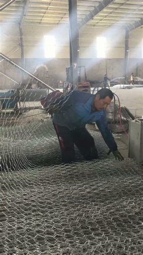 Edge binding machine for gabion box#machine #machinefactory