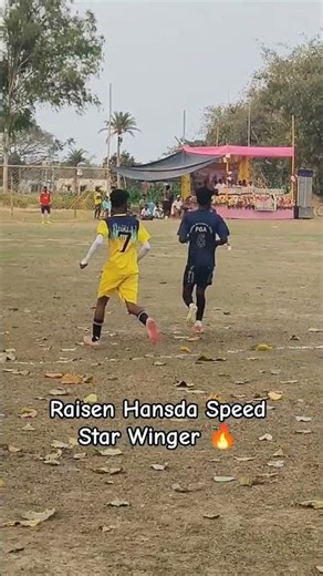 Raisen Hansda Speed Star Winger Player 🔥#footballplayer #shorts #footballshorts