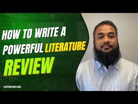 How to Write a Powerful Literature Review | Mapping the Research Gap