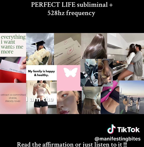 #CapCut Perfect life subliminal !! I’m having fun making these and I also find then useful since they have affirmations for everything, just save it and listen to it when you want !! #subliminals #subliminalaudio #manifestation #manifesting #manifestingmethods #manifestlove