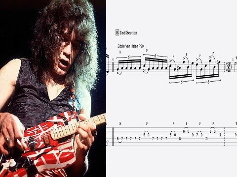 Eruption Guitar Solo Transcription—Eddie Van Halen Sheet Music & Tab