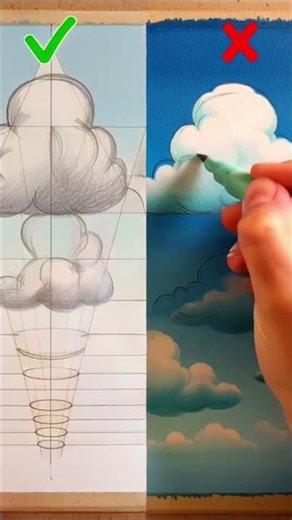Realistic Clouds with Markers: Beginner Mistakes vs Pro Perspective Technique