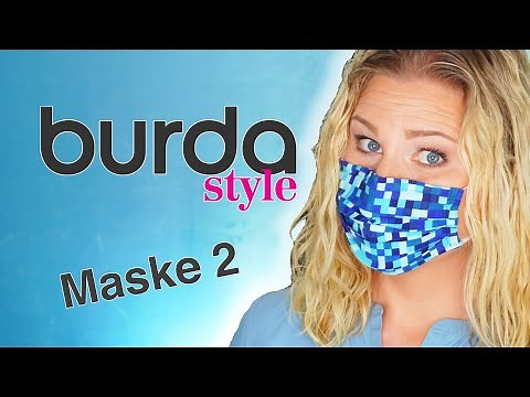 Burda Style Maske 2 - Anleitung mit Download Schnitt