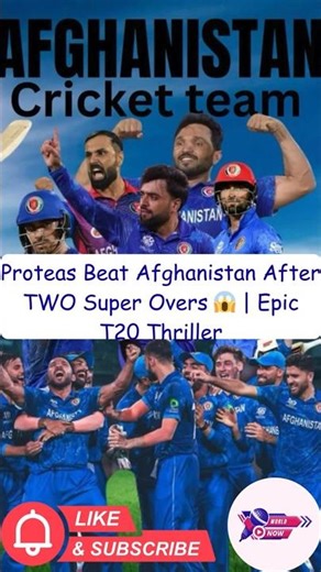 Proteas Beat Afghanistan After TWO Super Overs 😱 | Epic T20 Thriller #proteas #afghanistancricket