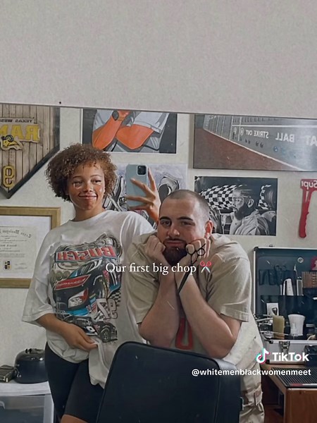 White Men Black Women Meet on TikTok