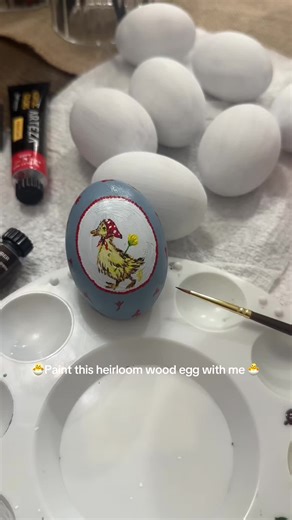 Cottagecore Easter Egg Art Tutorial