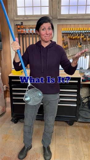 Ask This Old House on Instagram: "🛠️🤔 @JNawadaTOH is bringing us the What Is It mystery today! It’s got a handle, and a round wire basket on the end that spins. But what is it? Drop your guesses below 👇 and watch until the end for a use we’re pretty sure isn’t correct. #AskTOH #WhatIsIt #ToolTime"