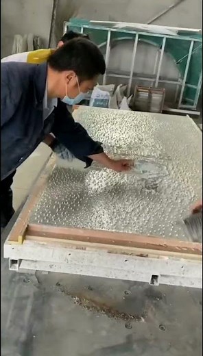 Clip22:Wall panels that breathe? The whole process of making translucent concrete revealed#concrete