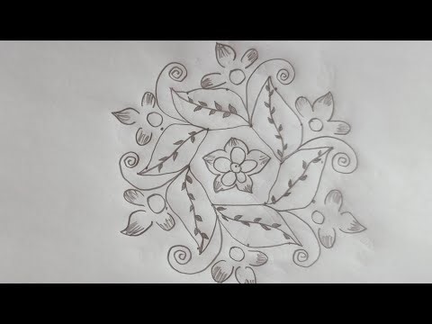 #Simple rangoli designs for beginners#5-3 మధ్య చుక్క@Full video.