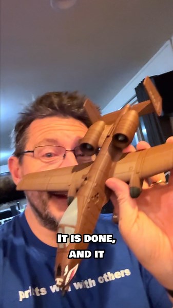 3D Printing an A10 Warthog! pbbence1994 on Maker World has a FANTASTIC MODEL! WOW! #3dprinting | 3D Printing Nerd