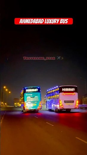 Himmat Travels ✨ll Ahmedabad to Bhavnagar BS6 Ac Sleeper luxury bus #Travels #luxurybus #bus #volvo