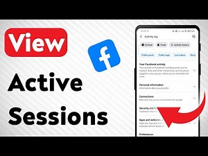 How To View Active Sessions On Facebook (Updated)