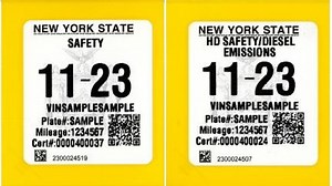 DMV to roll out new look for inspection stickers for New York drivers