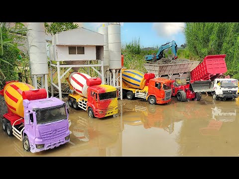 MOBIL TRUK MOLEN COR MIXER NGECOR JALAN, TRUCK TRONTON VERSI RC