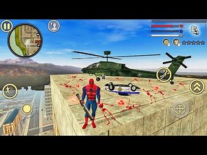 Spider Rope Hero Vice Town - Open World Gangsters Game - Android Gameplay