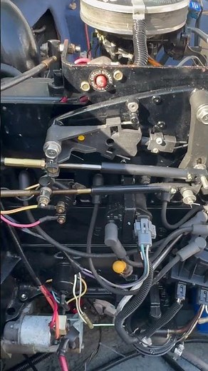 Lower shift cable reinstalled 01 bayliner alpha1 gen 2 3.0 mercruiser #boatservice #majortaredown