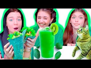 Greeen Food ASMR Candy Race: A Colorful Taste Adventure! 🍬✨Best Compilation