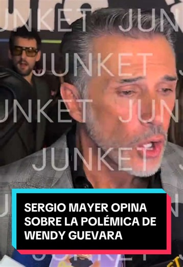 Sergio Mayer sostiene con firmeza su postura ante la reciente polémica de Wendy Guevara, señalando que el público está cayendo en una