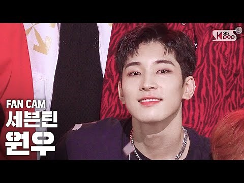 [안방1열 직캠4K] 세븐틴 원우 'Left & Right' (SEVENTEEN Wonwoo FanCam)│@SBS Inkigayo_2020.7.5