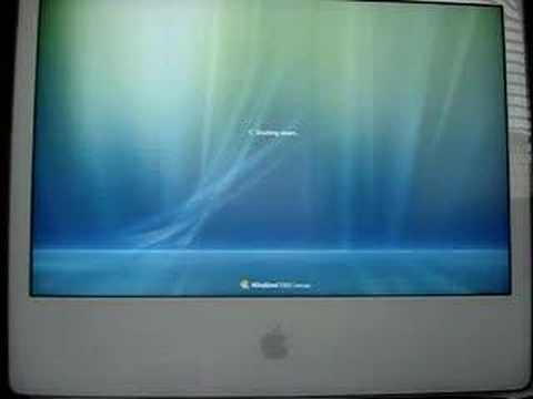 Windows Vista Running on a Mac