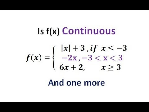 HOW TO CHECK THE CONTINUITY OF FUNCTION || WHAT IS CONTINUOUS FUNCTION || LIMIT AND CONTINUITY