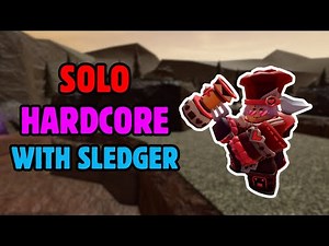 SOLO HARDCORE WITH SLEDGER | WORTH BUYING? | Roblox Tower Defense Simulator
