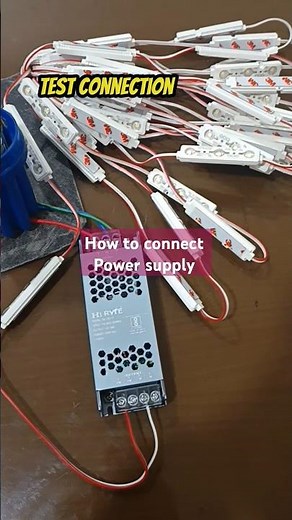 how to connect led power supply l led power supply 12V 120W 10A #powersupply #electrician #shorts